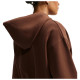 Nike Γυναικεία ζακέτα Studio Fleece Oversized Cropped Full-Zip Hoodie